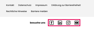 Bildausschnitt der Internet-Seite