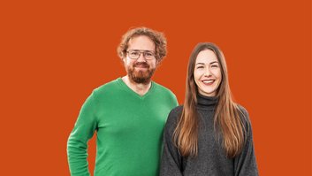 Porträt von Lara und Christian