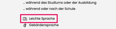 Bildausschnitt der Internet-Seite