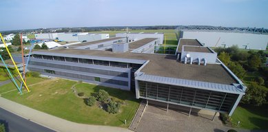 Luftaufnahme vom Dienstgebäude Zentrale Luftfahrt-Bundesamt in Braunschweig. Quelle: Luftfahrt-Bundesamt.